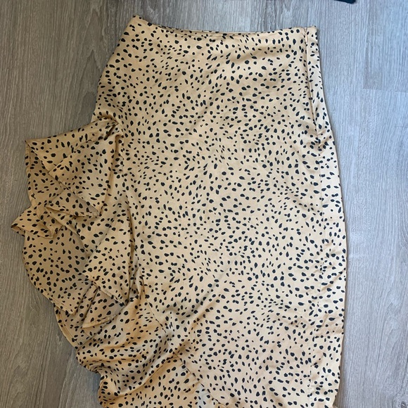 Leopard silk skirt - Picture 5 of 5